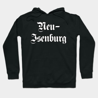 Neu-Isenburg written with gothic font Hoodie